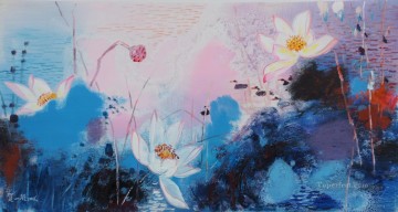 フラワーズ Painting - ロータス 12 のモダンな花